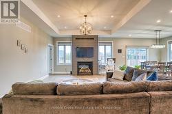 upgraded fireplace - 