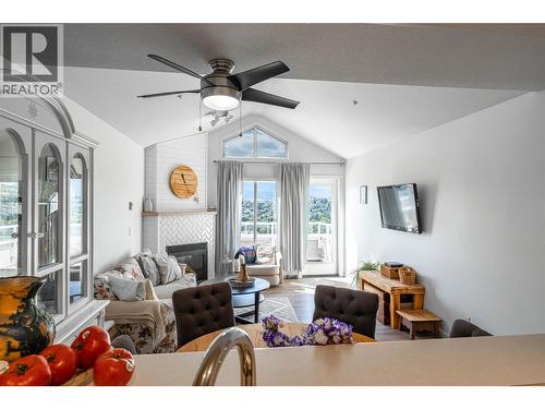 3320 Centennial Drive Unit# 403, Vernon, BC - Indoor With Fireplace