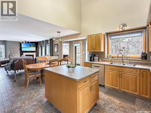 20 Willow Crescent, Fort Qu'Appelle, SK - Indoor Photo Showing Kitchen With Double Sink