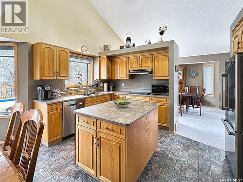 20 Willow Crescent, Fort Qu'Appelle, SK - Indoor Photo Showing Kitchen With Double Sink