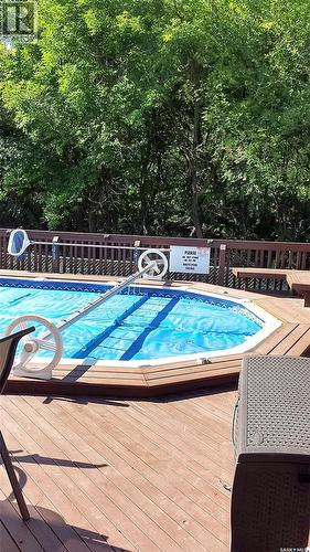 20 Willow Crescent, Fort Qu'Appelle, SK - Outdoor With Above Ground Pool