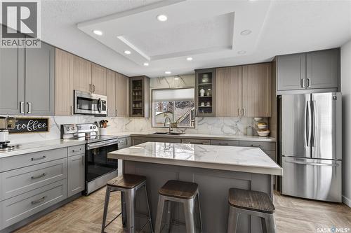 35 King Crescent, Humboldt, SK - Indoor Photo Showing Kitchen With Stainless Steel Kitchen With Upgraded Kitchen
