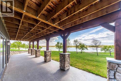35 Grace Bay, Diefenbaker Lake, SK - Outdoor With Deck Patio Veranda With Exterior