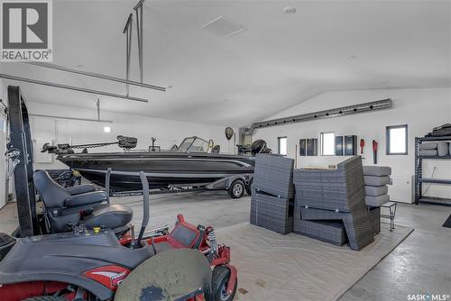 35 Grace Bay, Diefenbaker Lake, SK - Indoor Photo Showing Garage