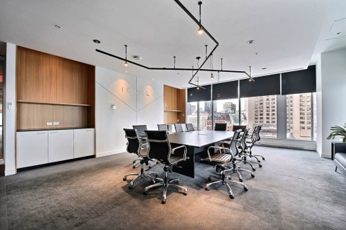 Conference room - 2908-1155 Rue De La Montagne, Montréal (Ville-Marie), QC - Indoor Photo Showing Office