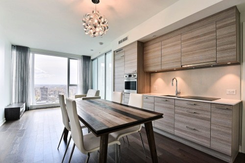 Dining Room - 2908-1155 Rue De La Montagne, Montréal (Ville-Marie), QC - Indoor Photo Showing Dining Room