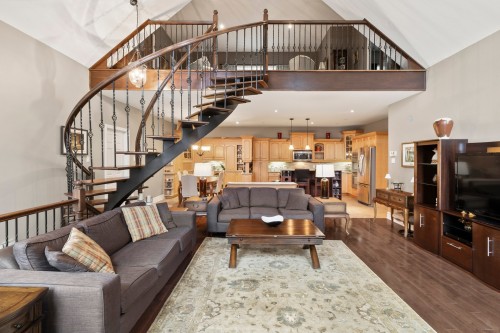 Mezzanine - 4 Ch. Du Colibri, Val-Des-Lacs, QC - Indoor Photo Showing Living Room