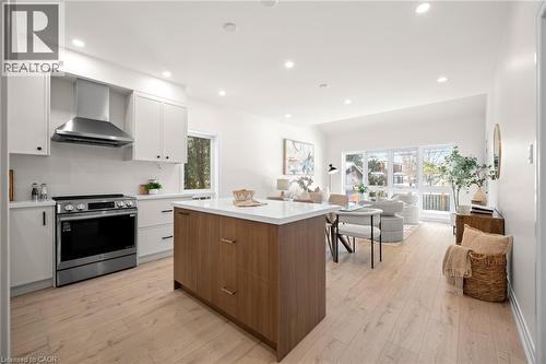82 Chalmers Street N, Cambridge, ON - Indoor Photo Showing Kitchen With Upgraded Kitchen