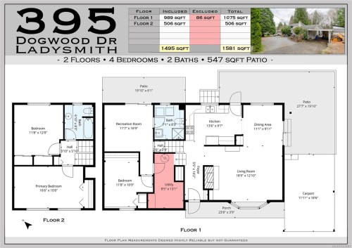 395 Dogwood Dr, Ladysmith, BC 