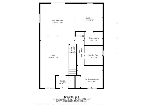 Plan (croquis) - 225 Rue Marthe, Saint-Philippe, QC - Other