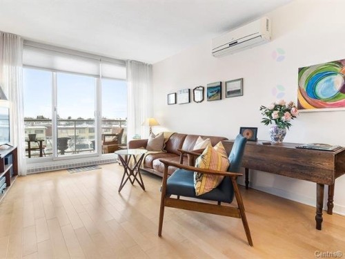Salon - 412-10150 Place De L'Acadie, Montréal (Ahuntsic-Cartierville), QC - Indoor Photo Showing Living Room