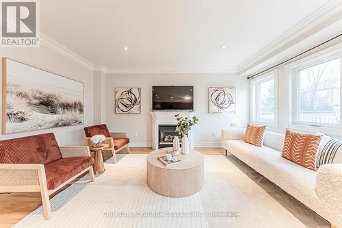 489 Ravineview Way, Oakville, ON - Indoor Photo Showing Living Room With Fireplace