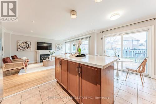 489 Ravineview Way, Oakville, ON - Indoor With Fireplace