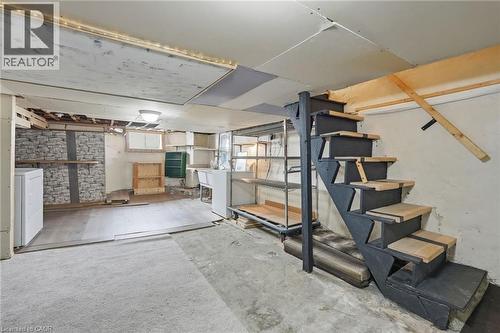 Basement with washer / clothes dryer - 79 Murray Street E, Hamilton, ON - Indoor