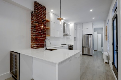 Kitchen - 6674 Rue St-Denis, Montréal (Rosemont/La Petite-Patrie), QC - Indoor Photo Showing Kitchen With Upgraded Kitchen