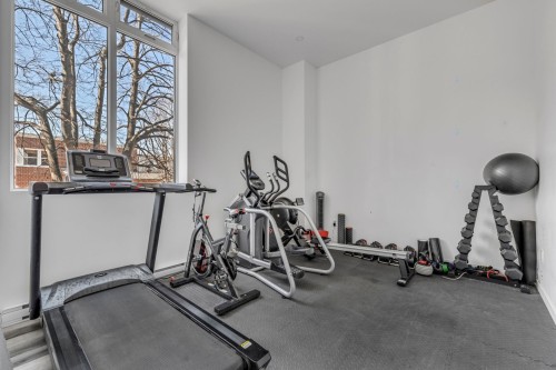 Exercise Room - 206-880 Rue Père-Marquette, Québec (La Cité-Limoilou), QC - Indoor Photo Showing Gym Room