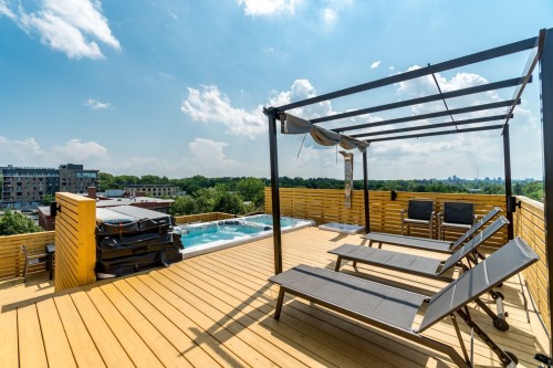 Patio - 206-880 Rue Père-Marquette, Québec (La Cité-Limoilou), QC - Outdoor With View