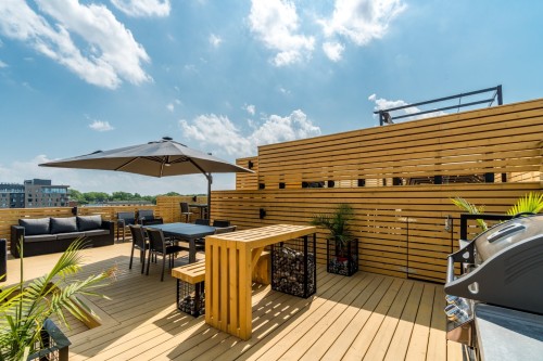 Patio - 206-880 Rue Père-Marquette, Québec (La Cité-Limoilou), QC - Outdoor With Deck Patio Veranda With Exterior