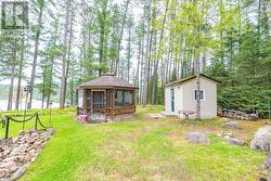 Gazebo situated for enjoying riverview sunsets - 