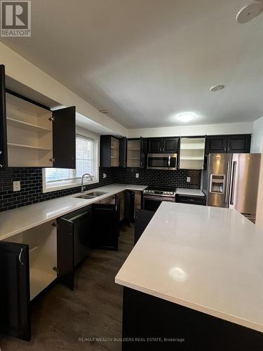1260 Wintergreen Place, Milton, ON - Indoor Photo Showing Kitchen With Stainless Steel Kitchen With Double Sink With Upgraded Kitchen