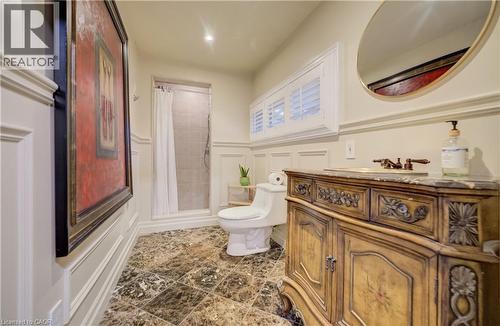 Lower Level 3pc Bath - 655 Ellengale Road, Burlington, ON - Indoor Photo Showing Bathroom