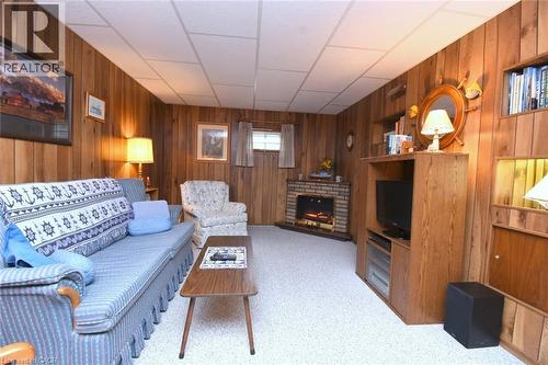 24 Grenoble Road, Hamilton, ON - Indoor With Fireplace