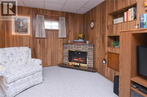 24 Grenoble Road, Hamilton, ON - Indoor With Fireplace
