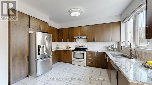 23 Victor Herbert Way, Markham, ON - Indoor Photo Showing Kitchen With Double Sink With Upgraded Kitchen