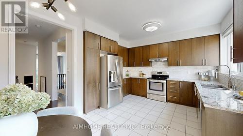 23 Victor Herbert Way, Markham, ON - Indoor Photo Showing Kitchen With Double Sink With Upgraded Kitchen