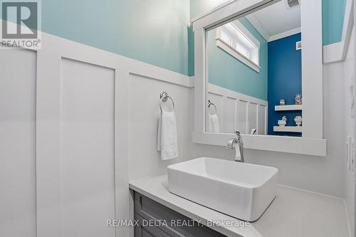 Powder room, main floor. - 100 Pendleton Street, Champlain, ON - Indoor Photo Showing Bathroom