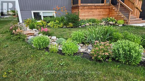 Yard is landscaped. - 100 Pendleton Street, Champlain, ON - Outdoor