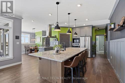 Large Kitchen Island. - 100 Pendleton Street, Champlain, ON - Indoor Photo Showing Kitchen With Upgraded Kitchen