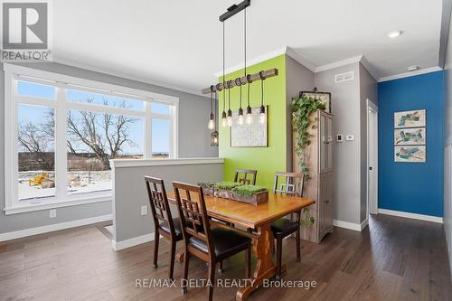 Dining area near the kitchen. - 100 Pendleton Street, Champlain, ON - Indoor Photo Showing Dining Room