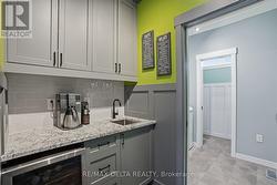 A coffee area-pantry off the kitchen. - 