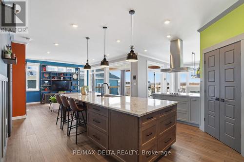 Beautiful granite counter-top. - 100 Pendleton Street, Champlain, ON - Indoor Photo Showing Kitchen With Upgraded Kitchen