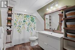 Full bathroom in the basement. - 