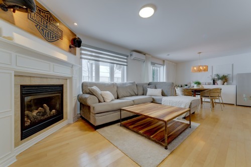 Salon - 107 Rue Louise-Bernard, Beloeil, QC - Indoor Photo Showing Living Room With Fireplace