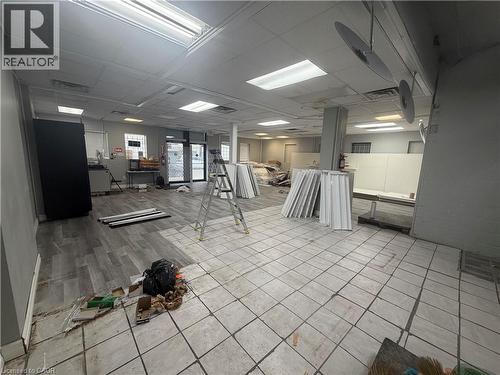 Miscellaneous room with a drop ceiling - 10 Sanford Avenue N, Hamilton, ON 