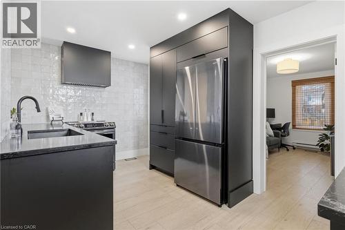 109 Grosvenor Avenue N, Hamilton, ON - Indoor Photo Showing Kitchen With Stainless Steel Kitchen With Upgraded Kitchen
