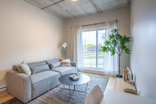 Living Room - 101-1140 Boul. Des Récollets, Trois-Rivières, QC - Indoor Photo Showing Living Room