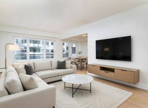 Living Room - 12-3510 Rue De La Montagne, Montréal (Ville-Marie), QC - Indoor Photo Showing Living Room