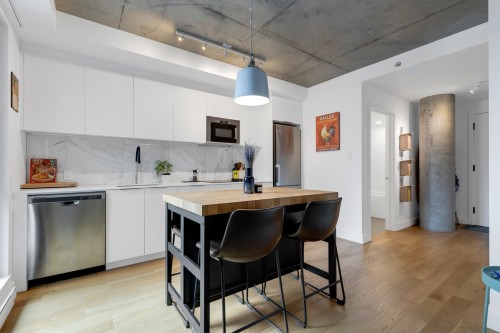 Cuisine - 521-75 Rue De Castelnau O., Montréal (Villeray/Saint-Michel/Parc-Extension), QC - Indoor Photo Showing Kitchen