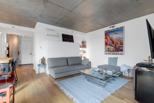 Salon - 521-75 Rue De Castelnau O., Montréal (Villeray/Saint-Michel/Parc-Extension), QC - Indoor Photo Showing Living Room