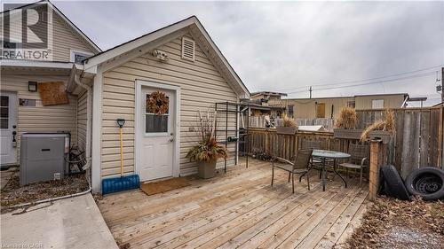 Back entry to apartment - 209 Main Street, Port Dover, ON 