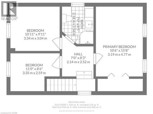 Upstairs of apartment - 209 Main Street, Port Dover, ON 