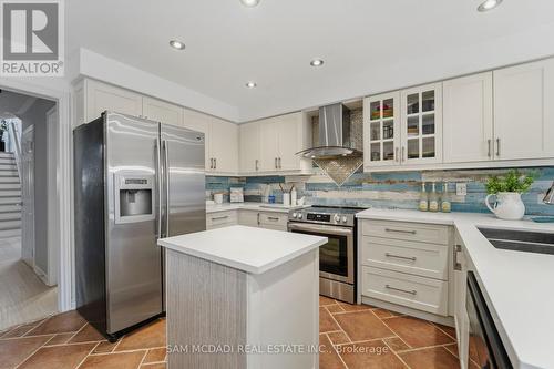 6074 Leeside Crescent, Mississauga, ON - Indoor Photo Showing Kitchen With Double Sink