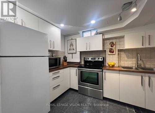 Basement - 263 Wright Crescent, Ajax, ON - Indoor Photo Showing Kitchen With Double Sink