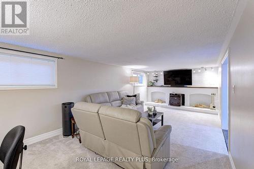 2063 Cavendish Drive, Burlington, ON - Indoor Photo Showing Living Room With Fireplace