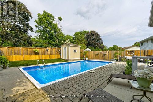 2063 Cavendish Drive, Burlington, ON - Outdoor With In Ground Pool With Backyard