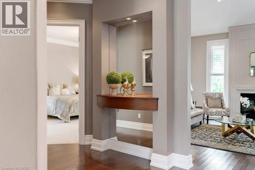 2462 Sideroad 2, Burlington, ON - Indoor Photo Showing Other Room With Fireplace